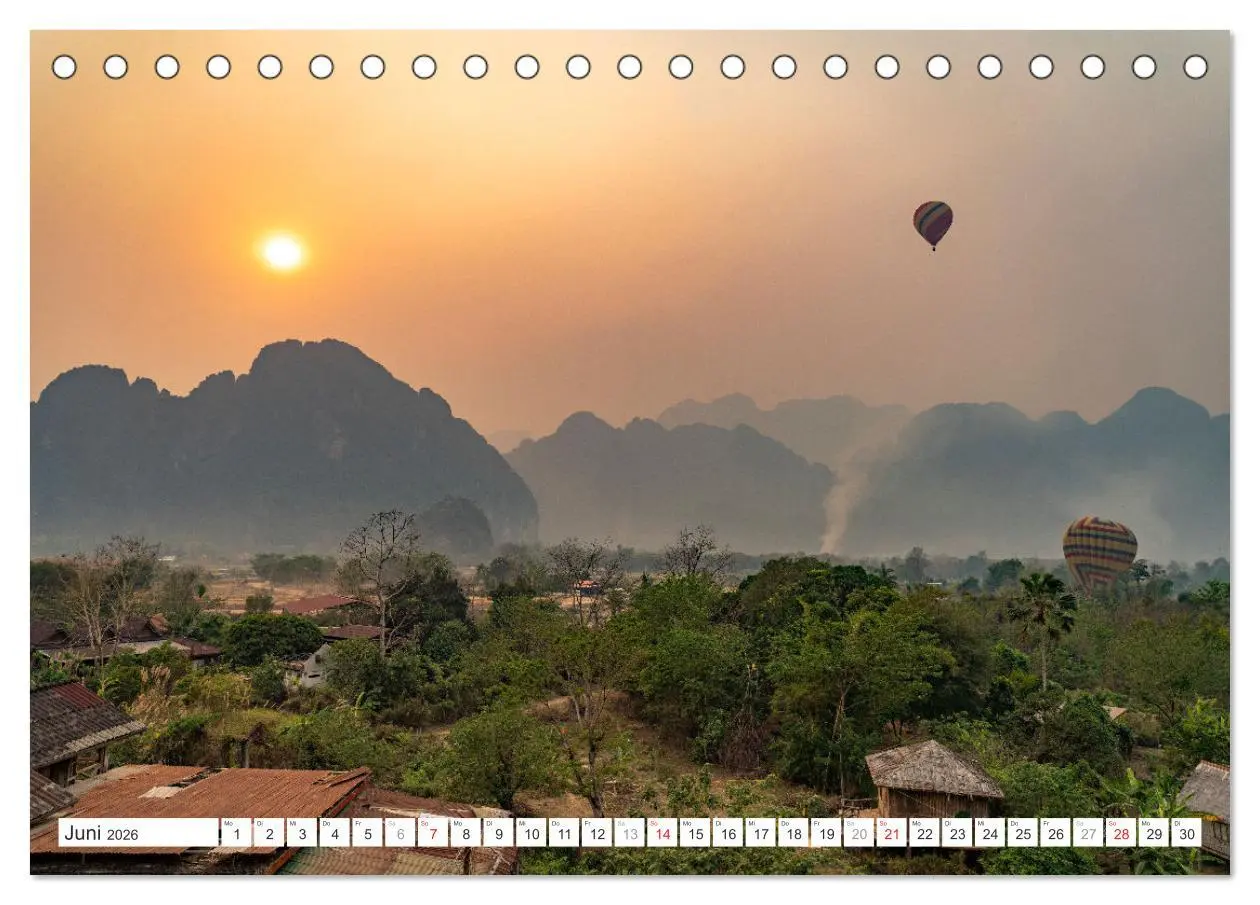 Bild: 9783457267554 | Südostasien - Laos (Tischkalender 2026 DIN A5 quer), CALVENDO...