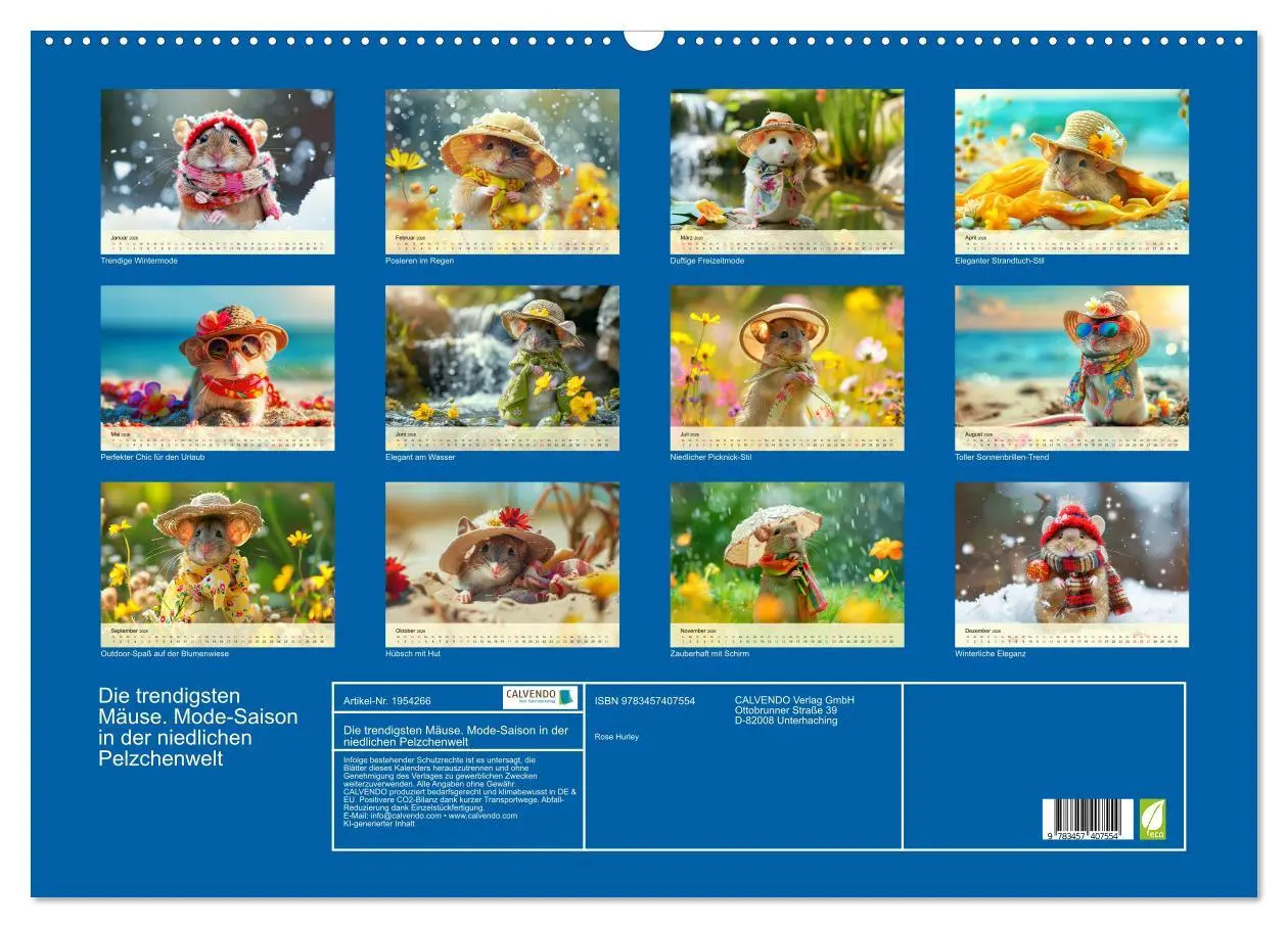 Bild: 9783457407554 | Die trendigsten Mäuse. Mode-Saison in der niedlichen Pelzchenwelt...