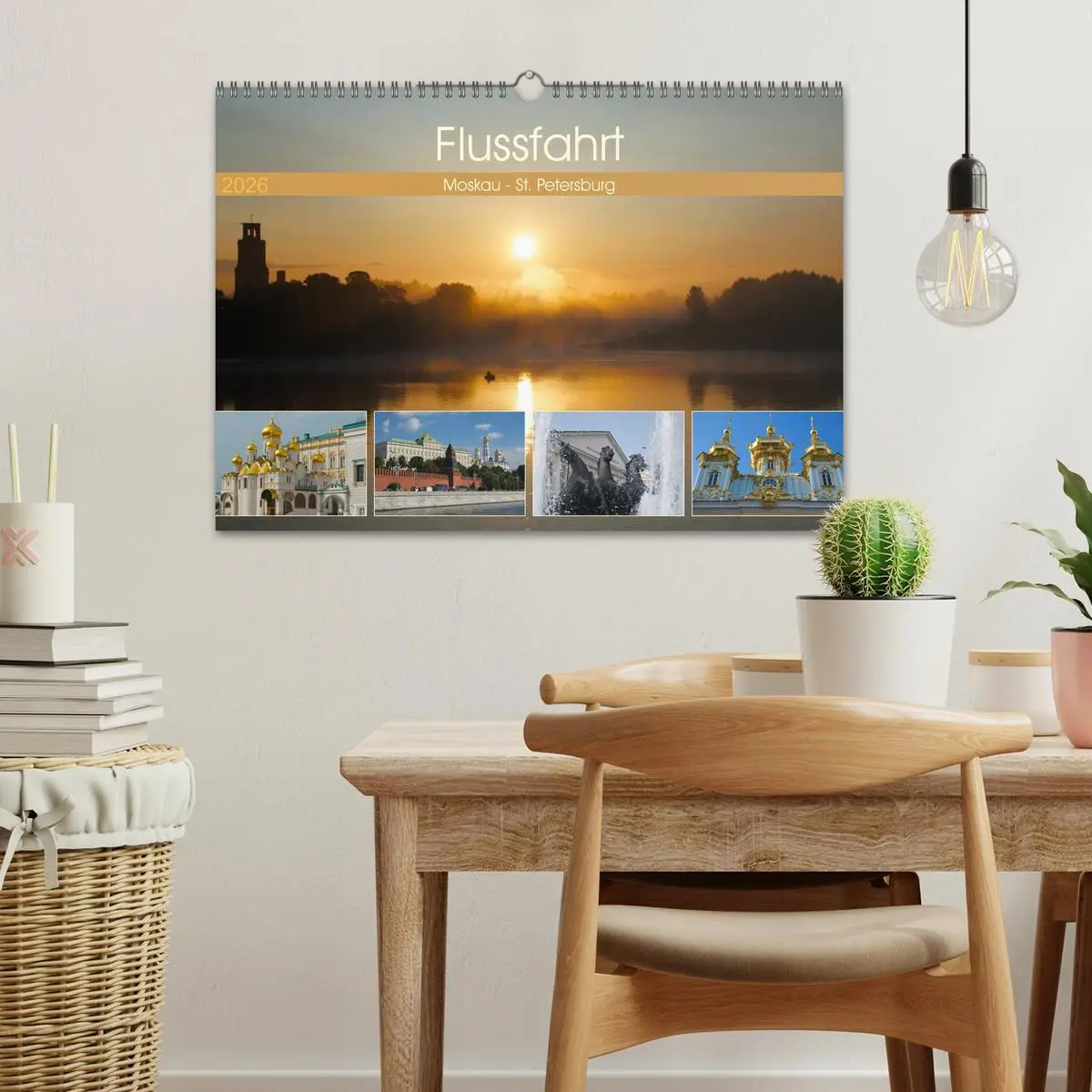 Bild: 9783516117554 | Flussfahrt Moskau - St. Petersburg (Wandkalender 2026 DIN A3 quer),...