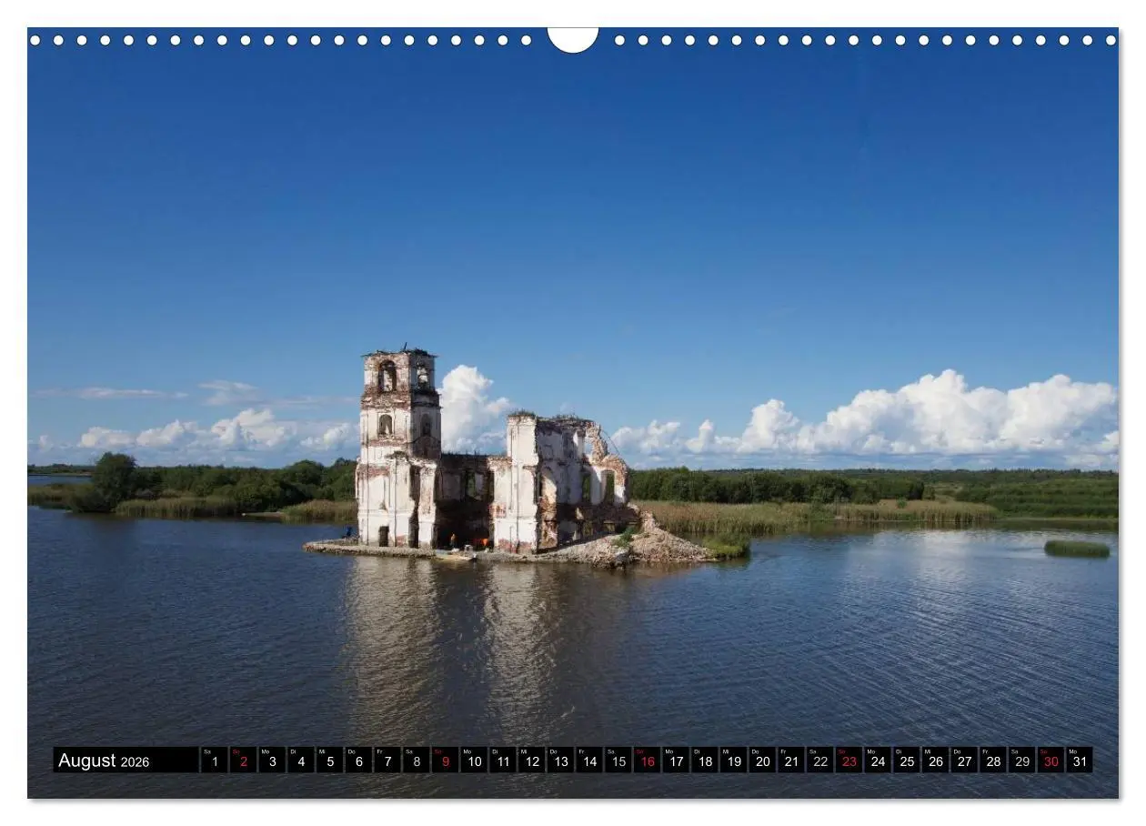 Bild: 9783516117554 | Flussfahrt Moskau - St. Petersburg (Wandkalender 2026 DIN A3 quer),...