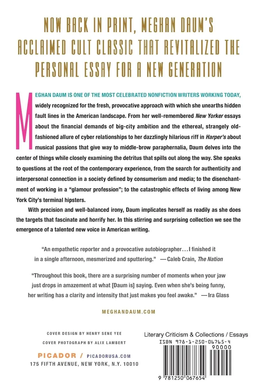 Rückseite: 9781250067654 | My Misspent Youth | Meghan Daum | Taschenbuch | Englisch | 2015
