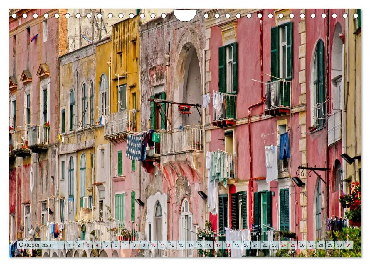 Bild: 9783457637654 | Procida, das andere Capri (Wandkalender 2026 DIN A4 quer), CALVENDO...