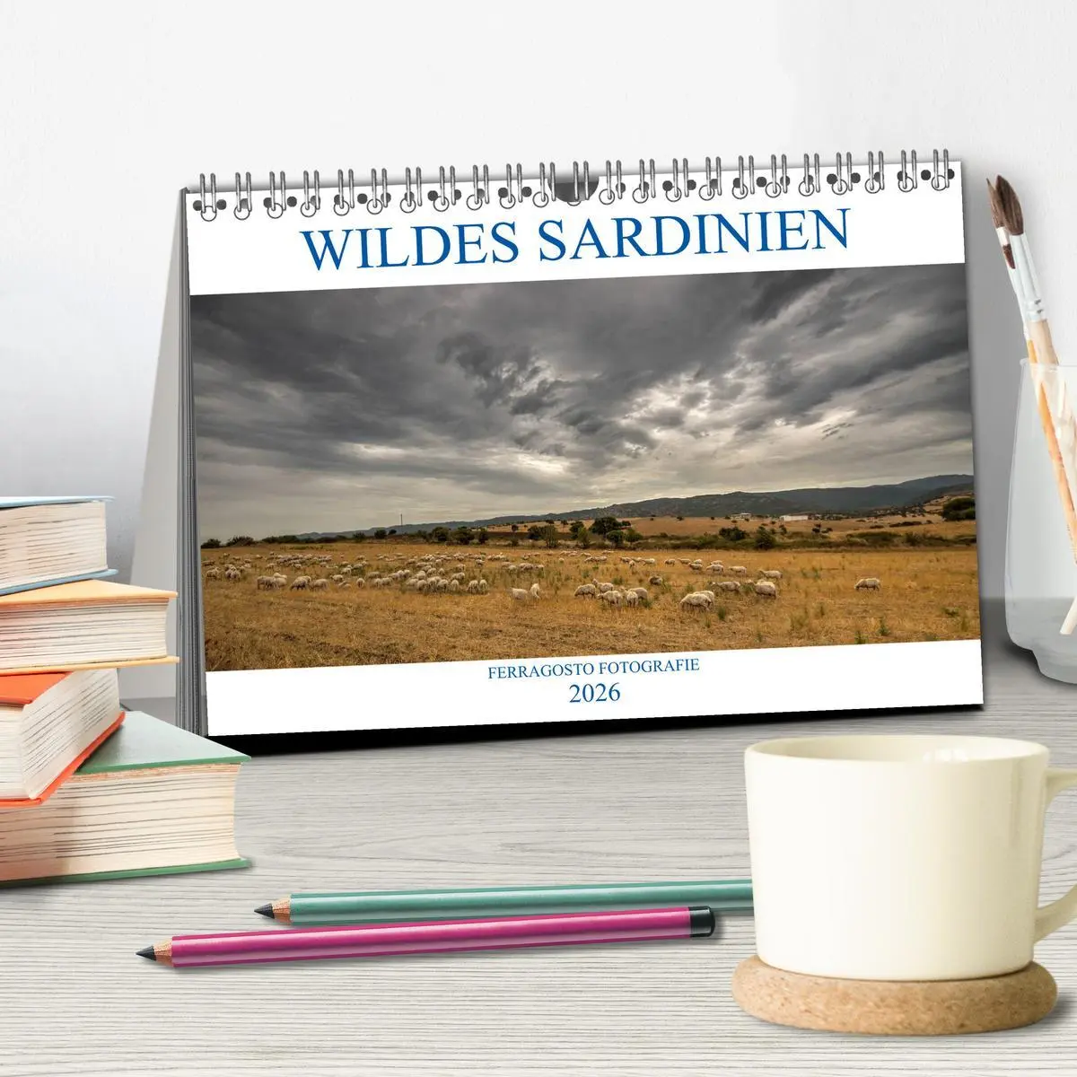 Bild: 9783457877654 | Wildes Sardinien 2026 (Tischkalender 2026 DIN A5 quer), CALVENDO...