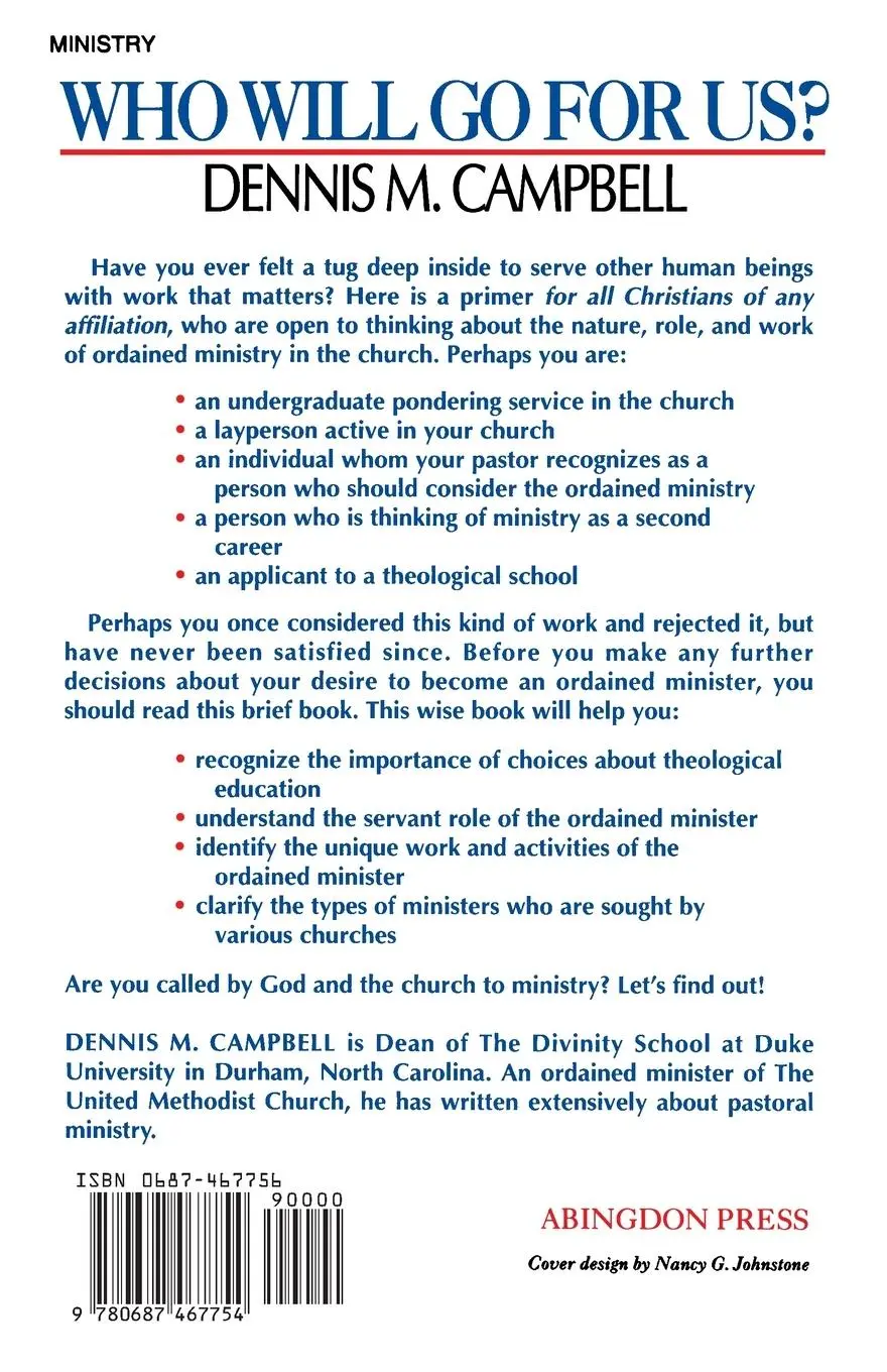 Rückseite: 9780687467754 | Who Will Go for Us? | Dennis M. Campbell | Taschenbuch | Englisch