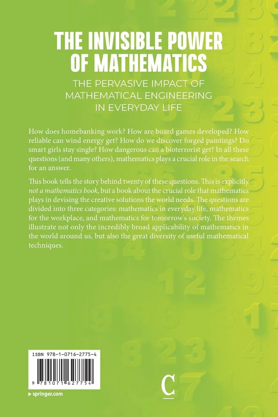 Rückseite: 9781071627754 | The Invisible Power of Mathematics | Joos P. L. Vandewalle (u. a.)
