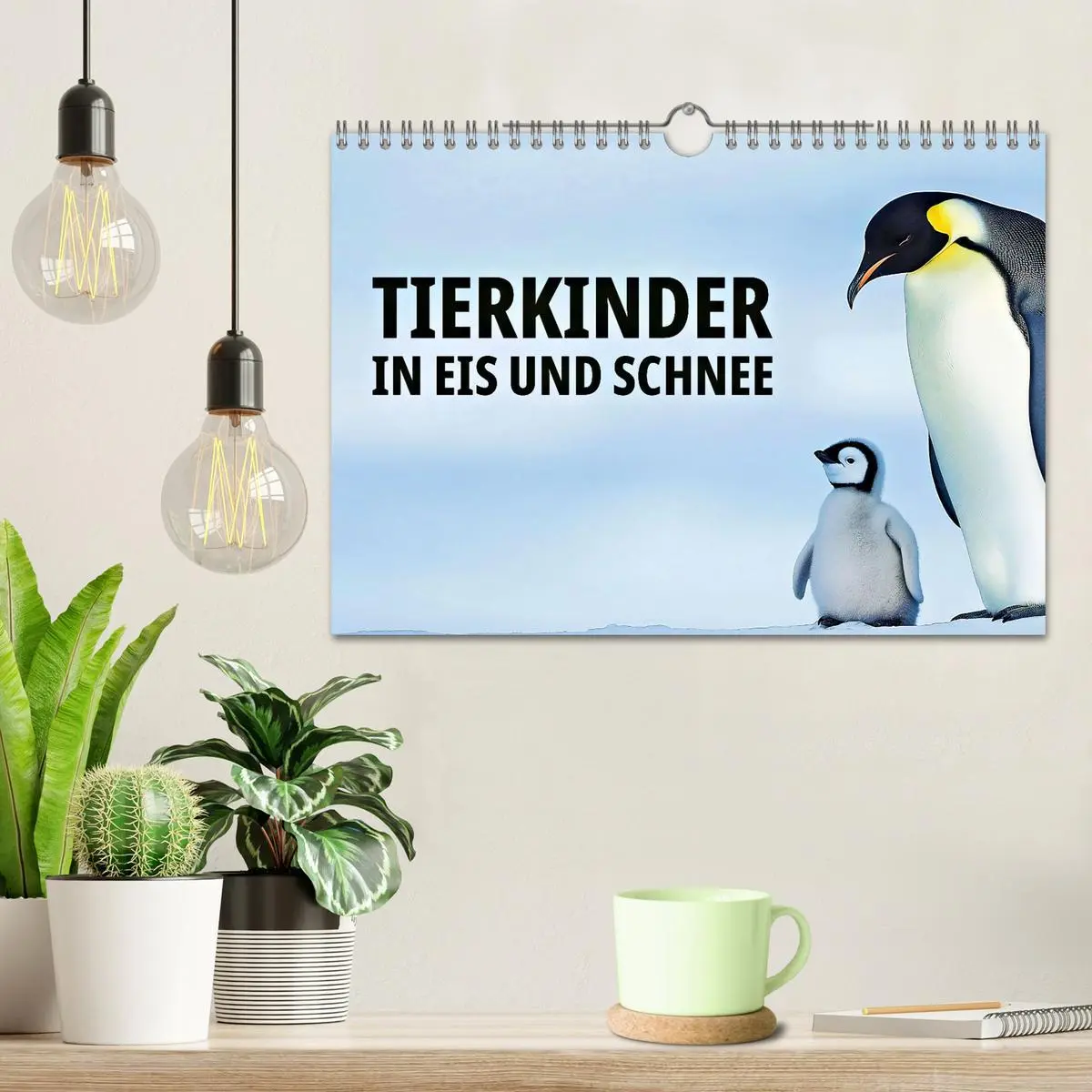 Bild: 9783457247754 | Tierkinder in Eis und Schnee (Wandkalender 2026 DIN A4 quer),...