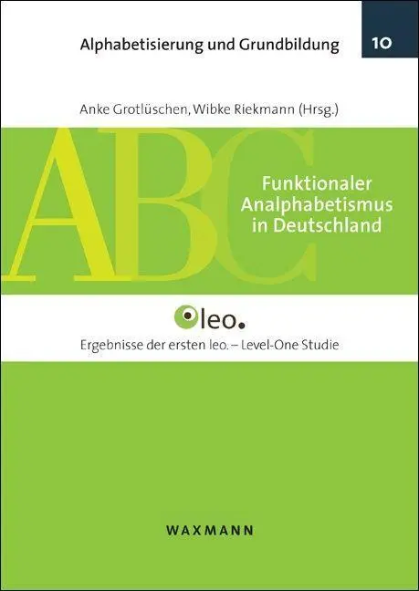 Cover: 9783830927754 | Funktionaler Analphabetismus in Deutschland | Anke Grotlüschen | Buch