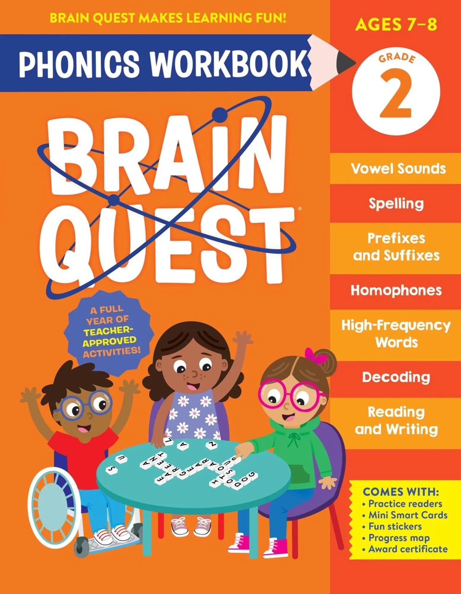 Cover: 9781523527854 | Brain Quest Phonics Workbook: Grade 2 | Workman Publishing | Buch
