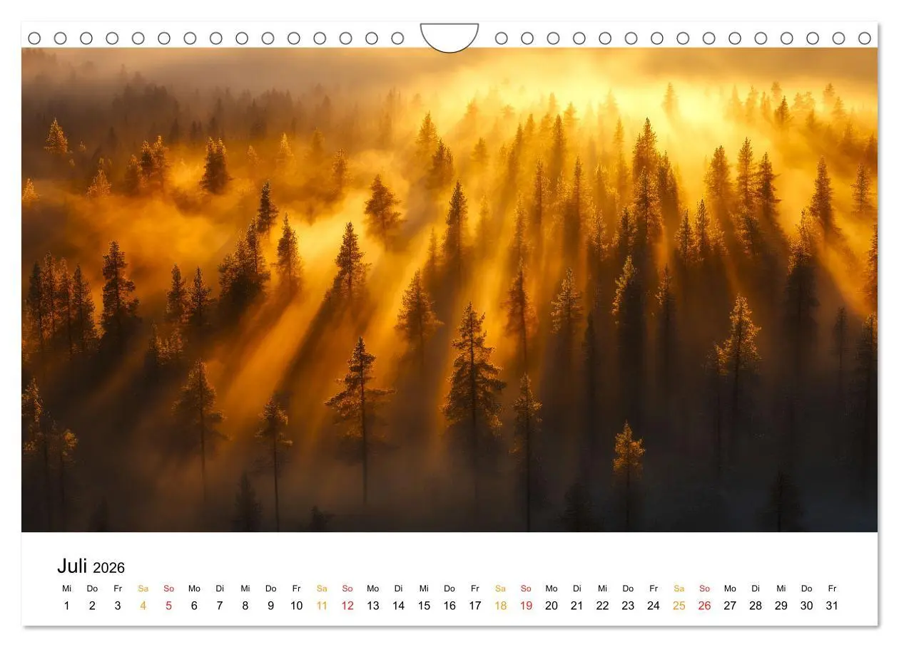 Bild: 9783457307854 | Mystischer Nebel (Wandkalender 2026 DIN A4 quer), CALVENDO...