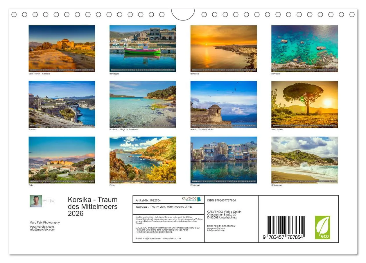 Bild: 9783457787854 | Korsika - Traum des Mittelmeers 2026 (Wandkalender 2026 DIN A4...