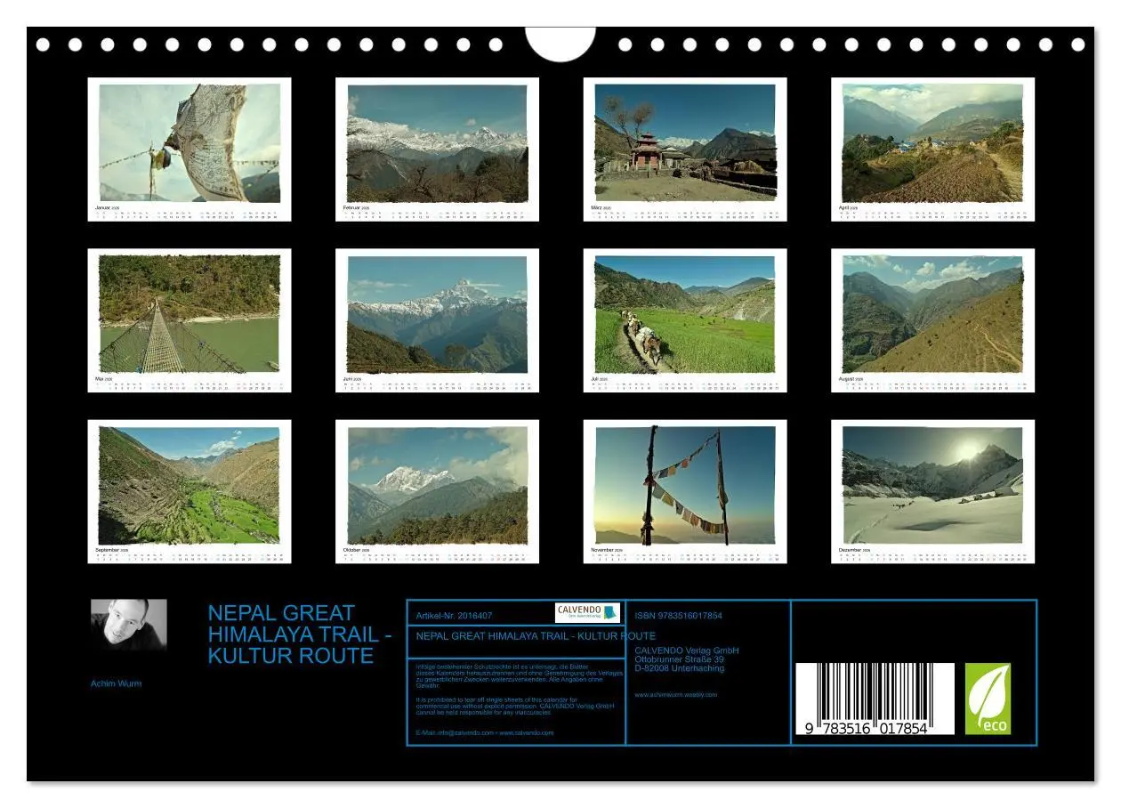 Bild: 9783516017854 | NEPAL GREAT HIMALAYA TRAIL - KULTUR ROUTE (Wandkalender 2026 DIN A4...