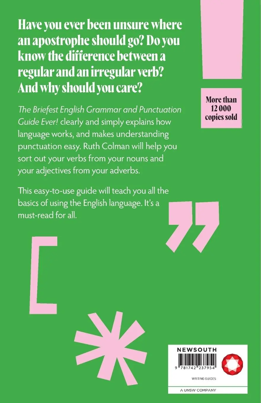 Rückseite: 9781742237954 | The Briefest English Grammar and Punctuation Guide Ever!, New edition