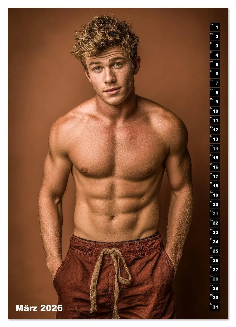 Bild: 9783516627954 | JUNG, SEXY, UNZENSIERT - Männer nackt in Shorts (Wandkalender 2026...