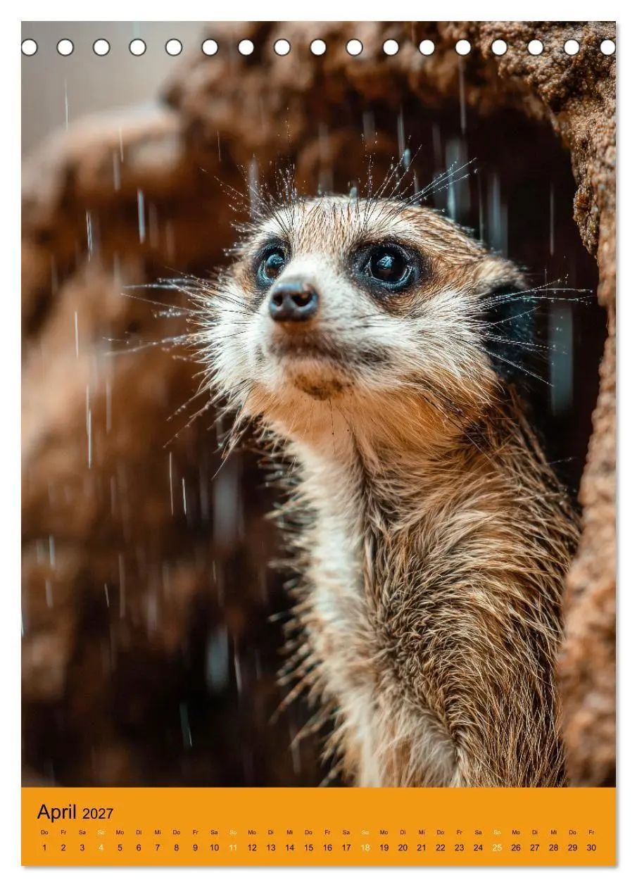 Bild: 9783516867954 | Die Erdmännchen Familie - Kalender der niedlichen Tiere...