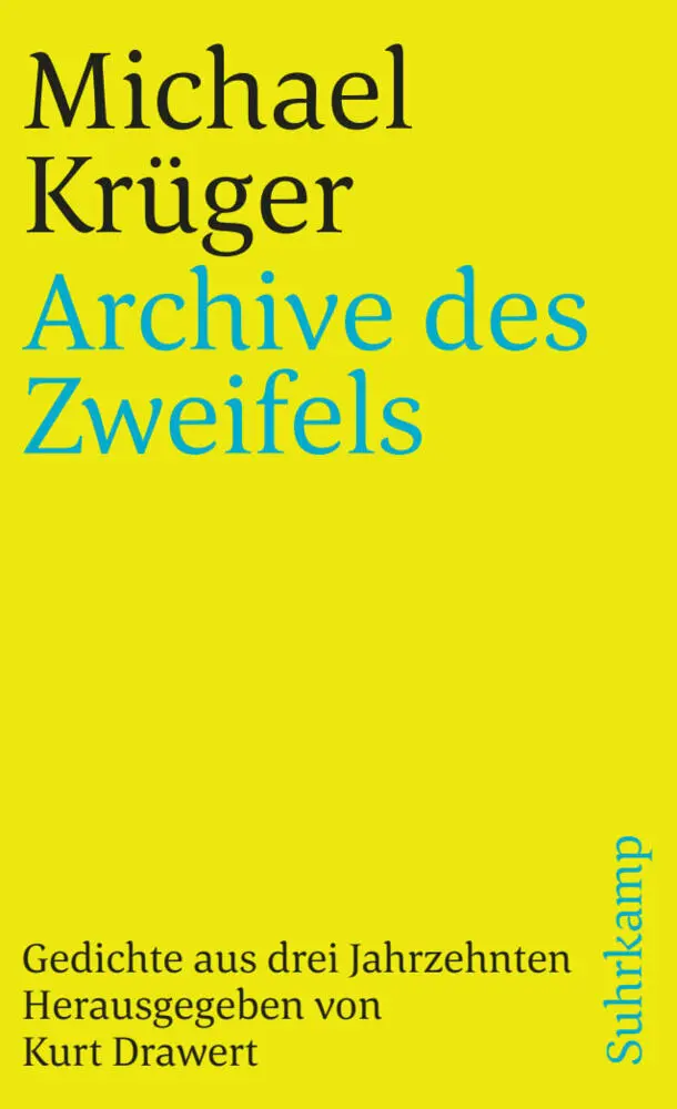 Cover: 9783518397954 | Archive des Zweifels | Gedichte aus drei Jahrzehnten | Michael Krüger