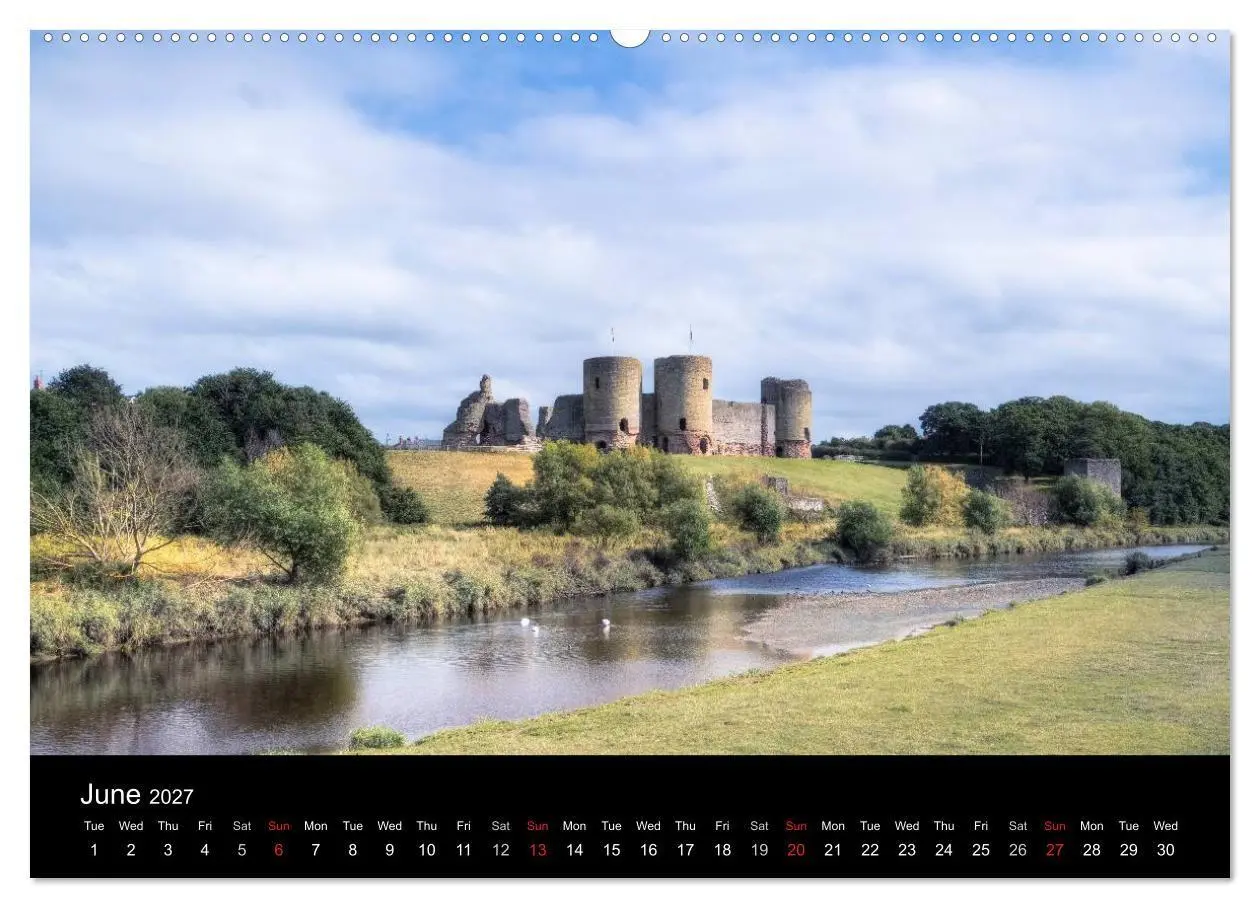 Bild: 9783569957954 | Wales (High Quality Premium Wall Calendar 2027 DIN A2...