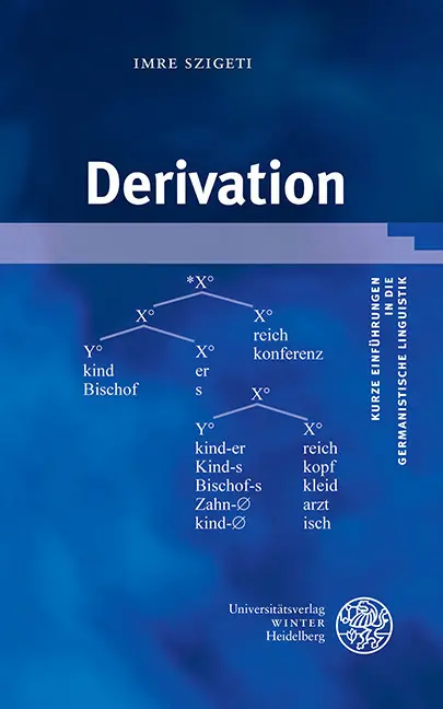 Cover: 9783825367954 | Derivation | Imre Szigeti | Taschenbuch | VII | Deutsch | 2017