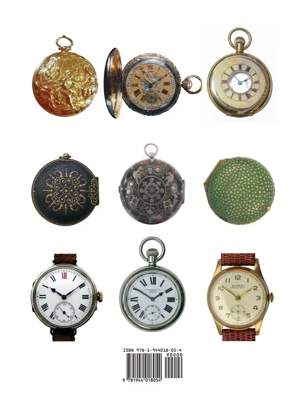 Rückseite: 9781944018054 | BRITISH WATCHCASE GOLD &amp; SILVER MARKS 1670 to 1970 | Priestley | Buch