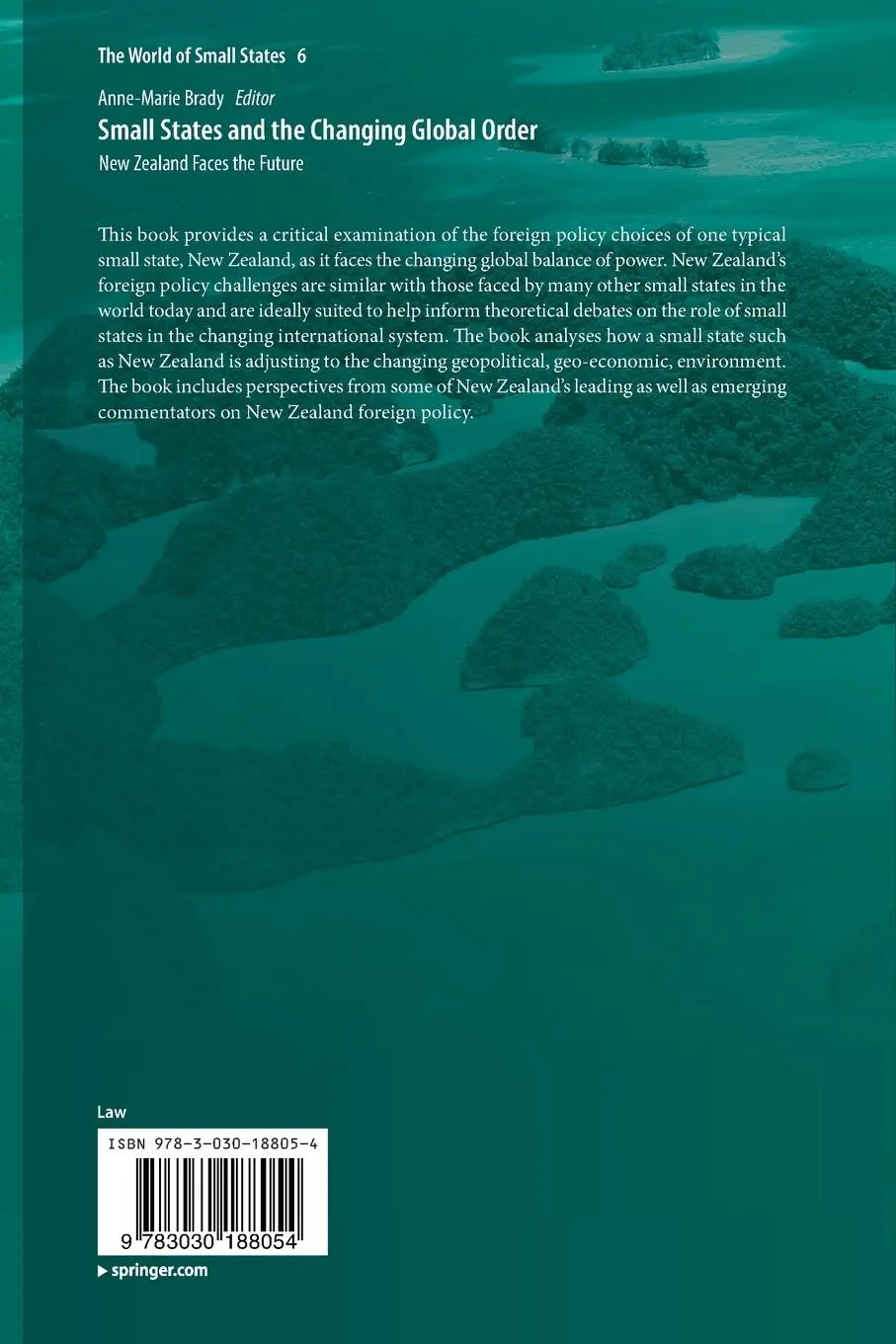 Rückseite: 9783030188054 | Small States and the Changing Global Order | Anne-Marie Brady | Buch