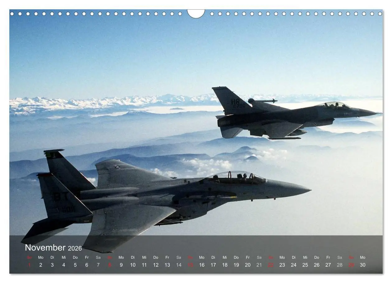 Bild: 9783516068054 | Luftwaffe. Kampfflugzeuge der USA (Wandkalender 2026 DIN A3 quer),...