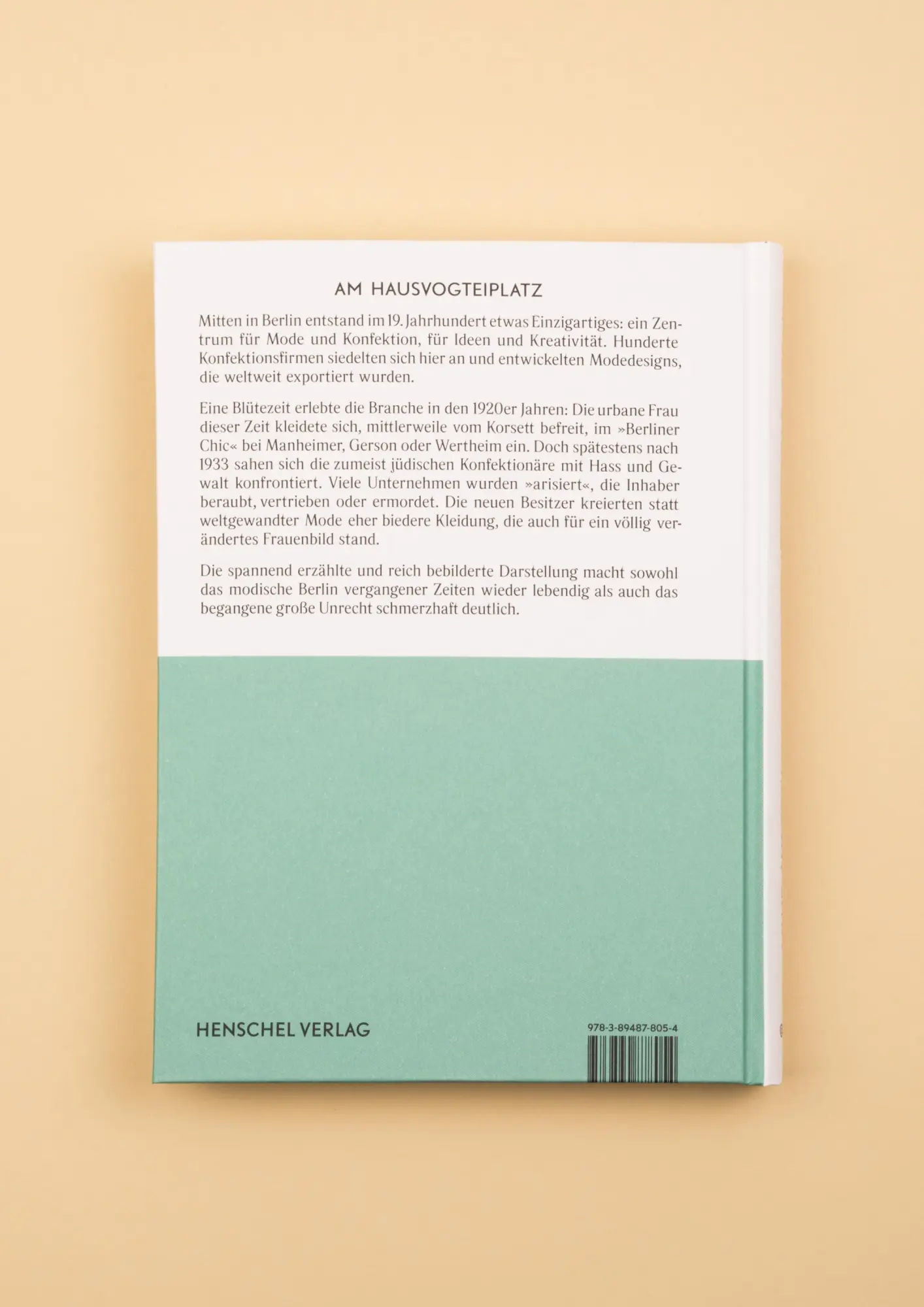 Rückseite: 9783894878054 | Modemetropole Berlin 1836 - 1939 | Uwe Westphal | Buch | 272 S. | 2019