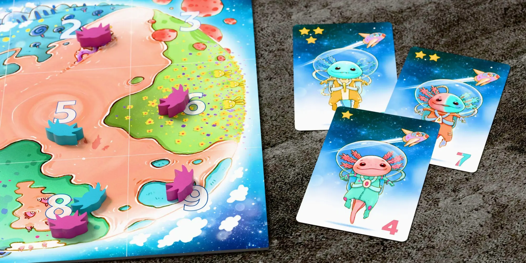Bild: 4010168288154 | Galaxolotl - No Risk, No Stars! | Spiel | Deutsch | 2025