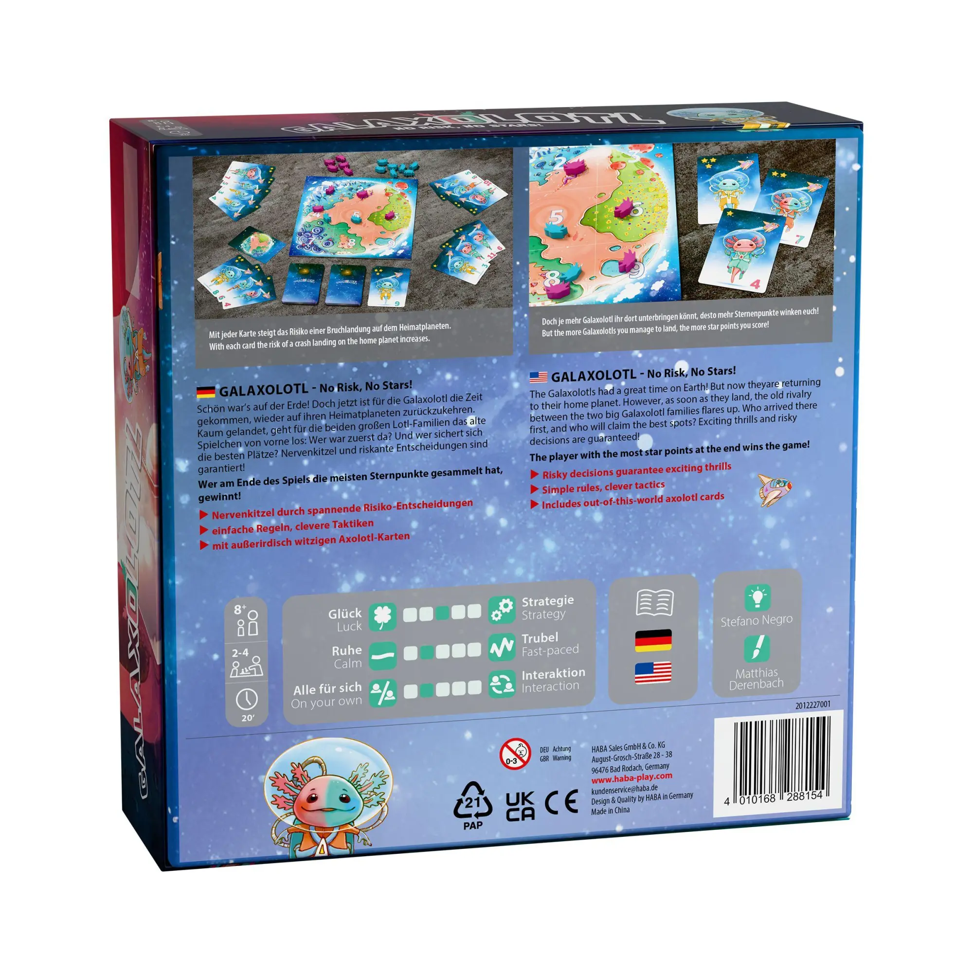 Bild: 4010168288154 | Galaxolotl - No Risk, No Stars! | Spiel | Deutsch | 2025