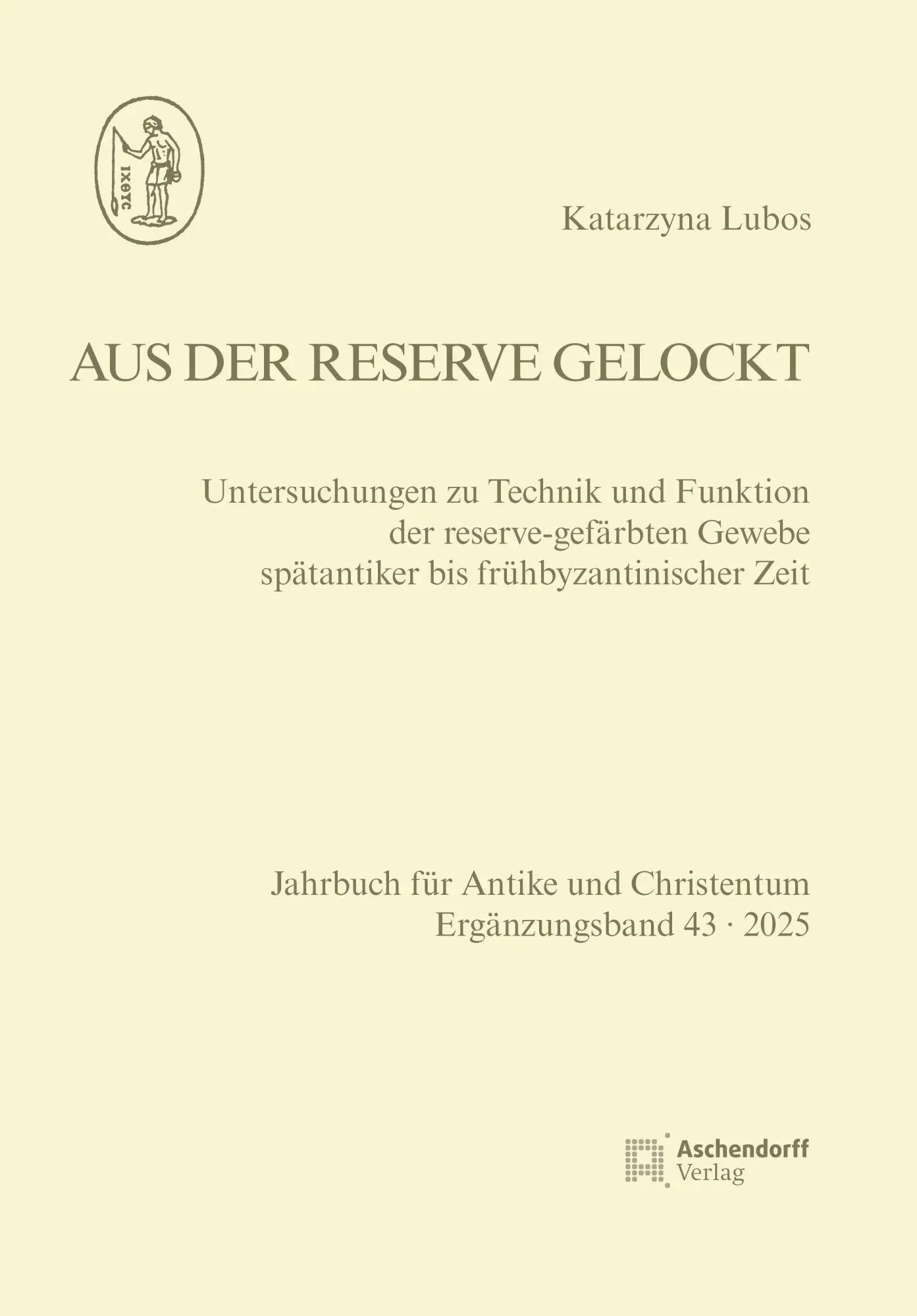 Cover: 9783402108154 | Aus der Reserve gelockt | Katarzyna Lubos | Buch | 319 S. | Deutsch