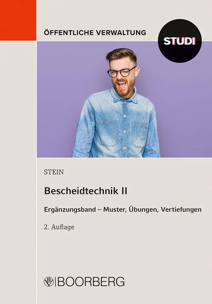 Cover: 9783415078154 | Bescheidtechnik II | Ergänzungsband - Muster, Übungen, Vertiefungen