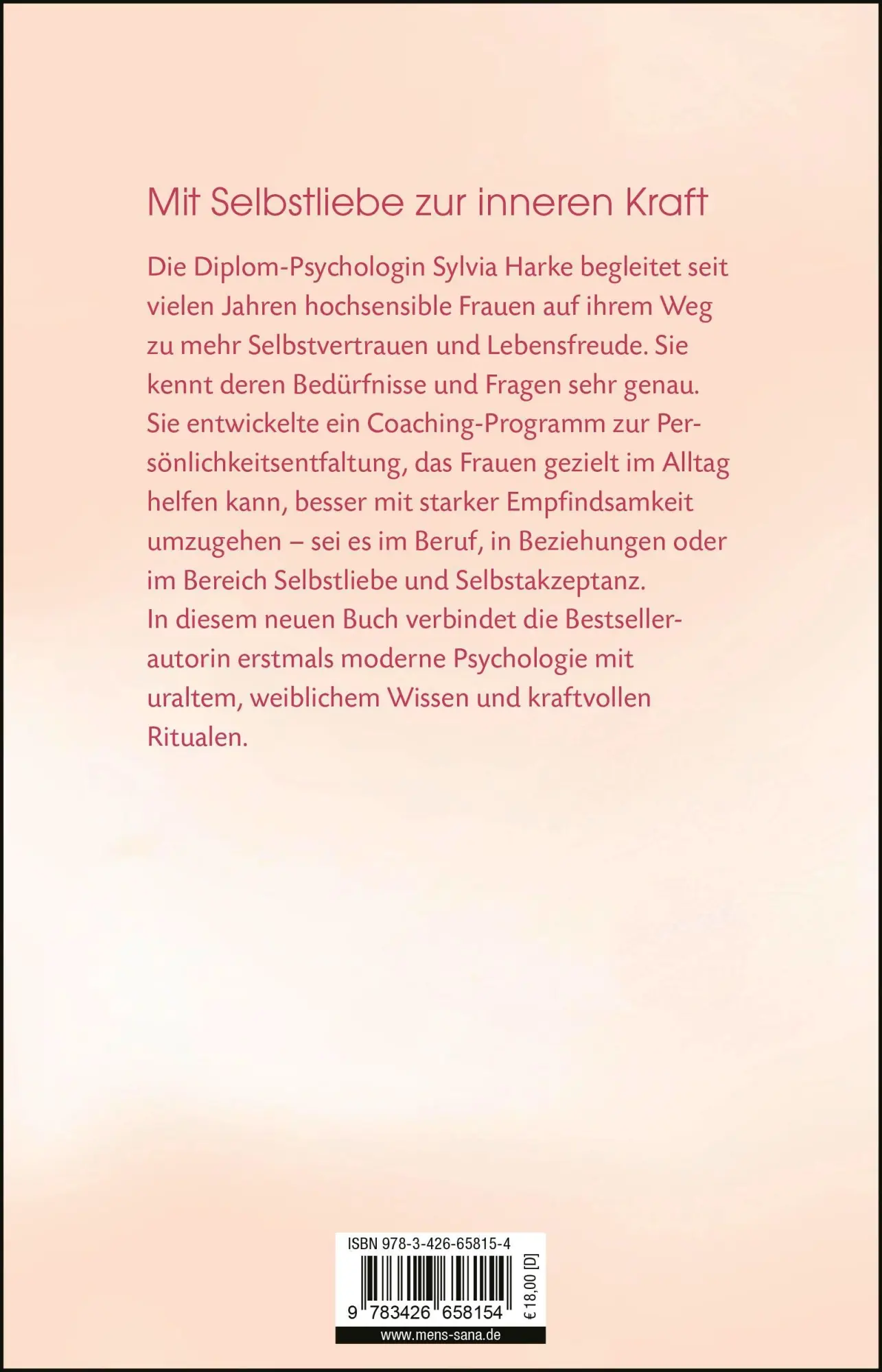 Rückseite: 9783426658154 | Wenn Frauen zu viel spüren | Schutz und Stärkung für Hochsensible