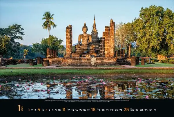 Bild: 9783731888154 | Reiselust Thailand 2026 | Verlag Korsch | Kalender | 14 S. | Deutsch