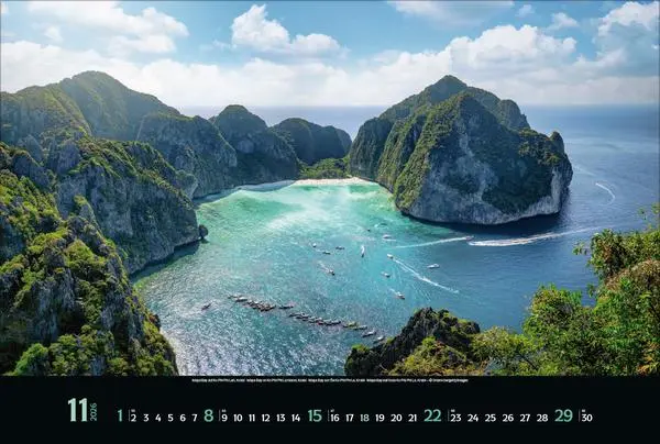 Bild: 9783731888154 | Reiselust Thailand 2026 | Verlag Korsch | Kalender | 14 S. | Deutsch