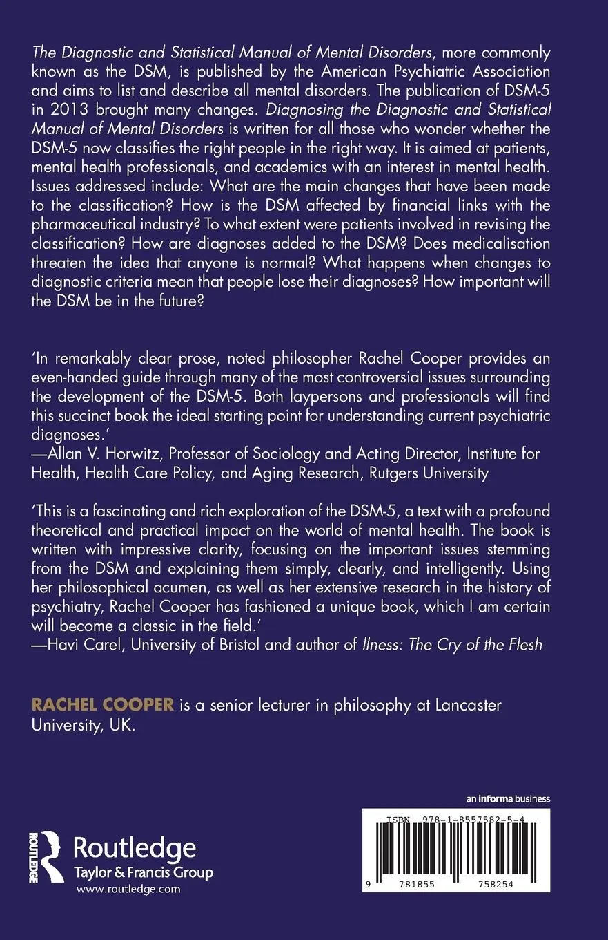 Rückseite: 9781855758254 | Diagnosing the Diagnostic and Statistical Manual of Mental Disorders