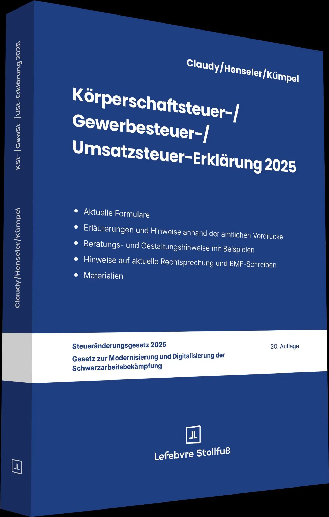 Cover: 9783083638254 | Körperschaftsteuer-, Gewerbesteuer-, Umsatzsteuer-Erklärung 2025