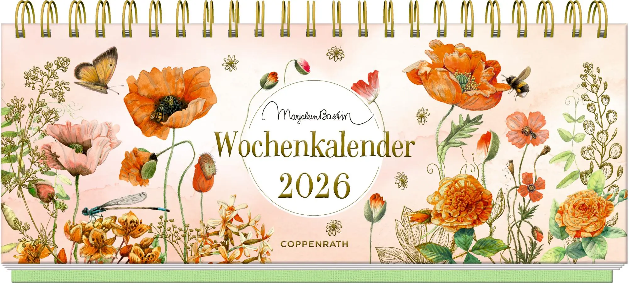 Cover: 4050003958354 | Wochenkalender 2026 - peach | Marjolein Bastin | Kalender | 120 S.