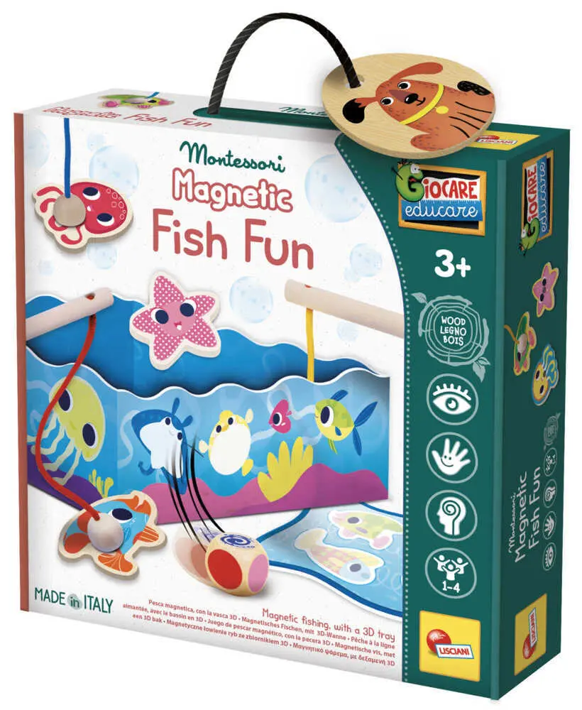 Cover: 8008324098354 | MONTESSORI Holz Angel Spiel | Spiel | Kartonschachtel | 98354 | 2024