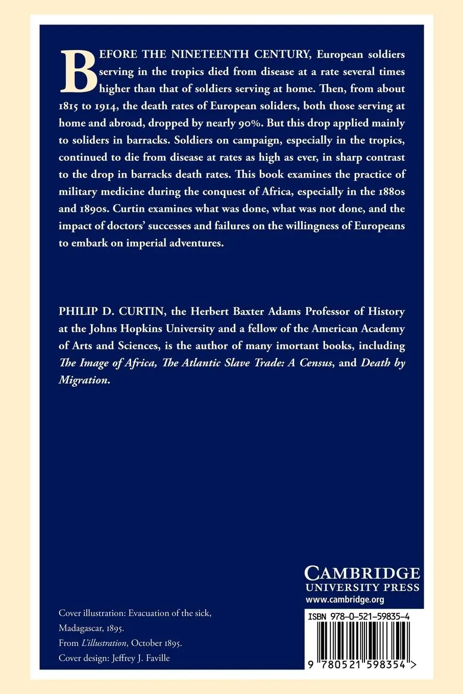 Rückseite: 9780521598354 | Disease and Empire | Philip Curtin | Taschenbuch | Englisch | 2012