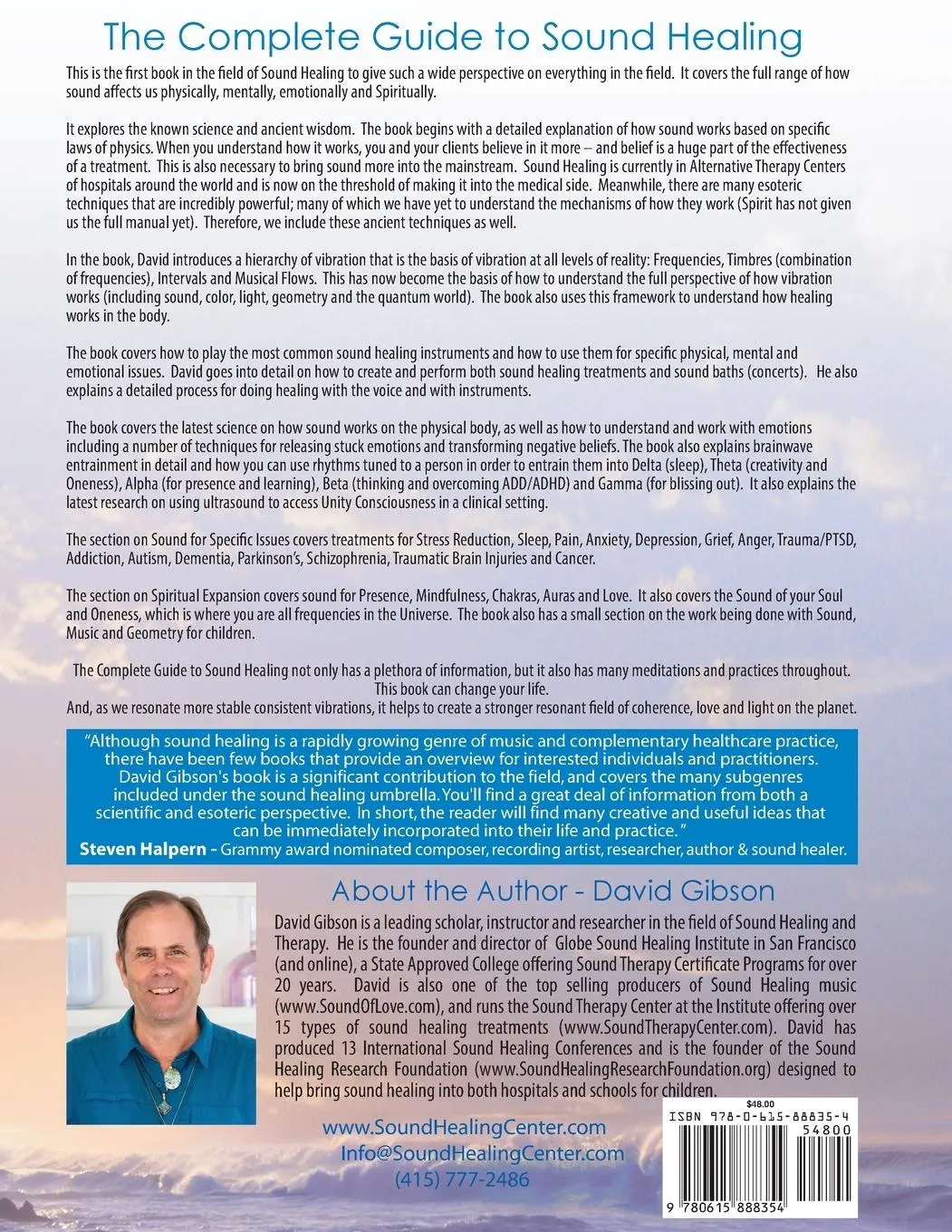 Rückseite: 9780615888354 | The Complete Guide to Sound Healing | David Gibson | Taschenbuch