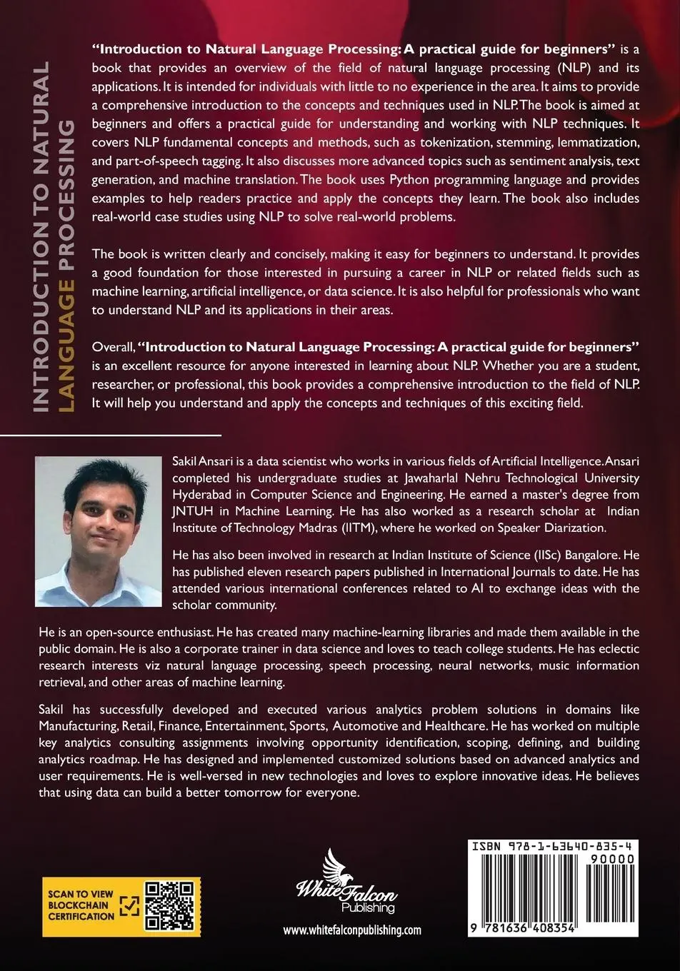 Rückseite: 9781636408354 | Introduction to Natural Language Processing - A Practical Guide for...
