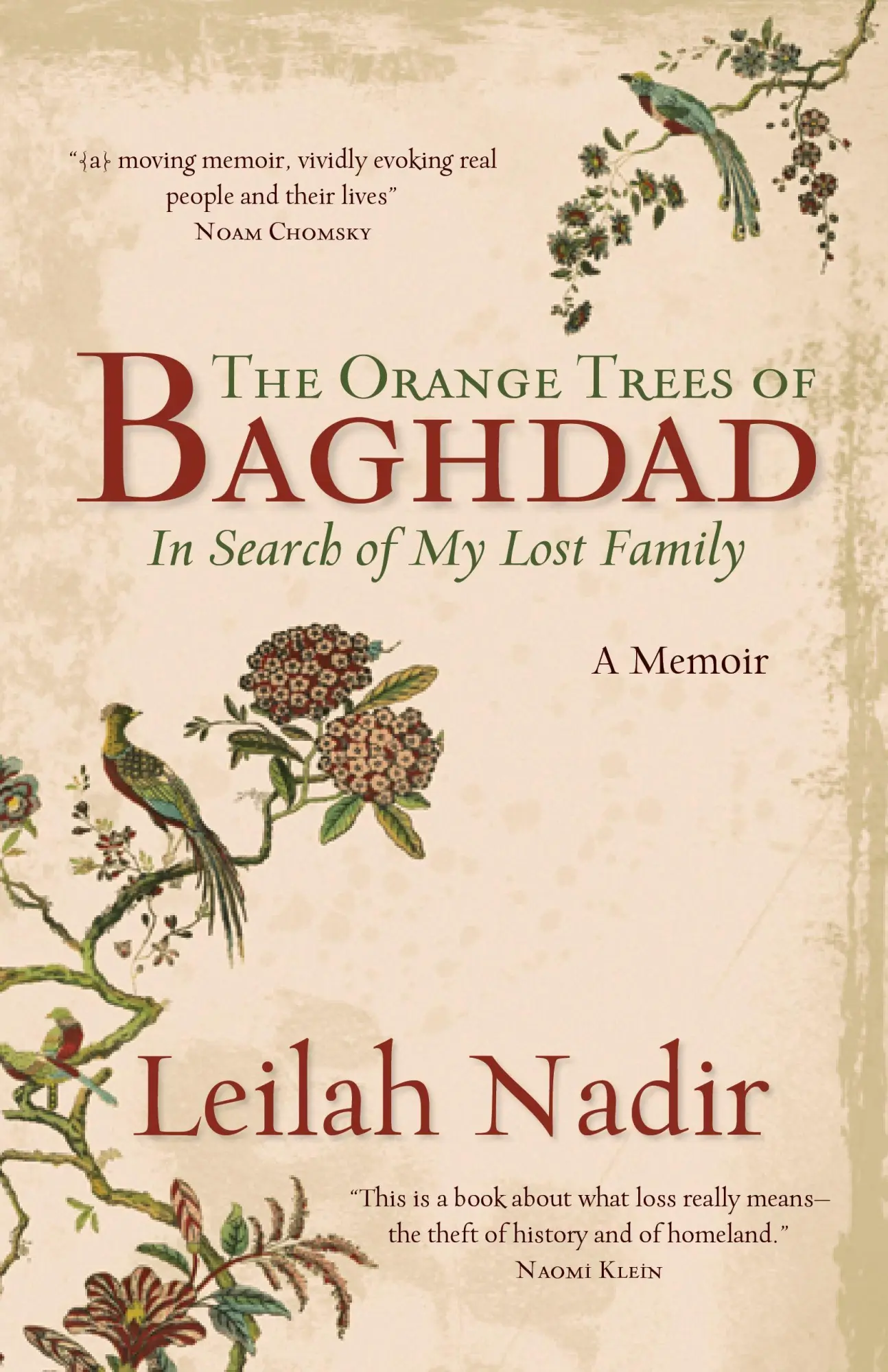 Cover: 9781927018354 | The Orange Trees of Baghdad | In Search of My Lost Family | Nadir