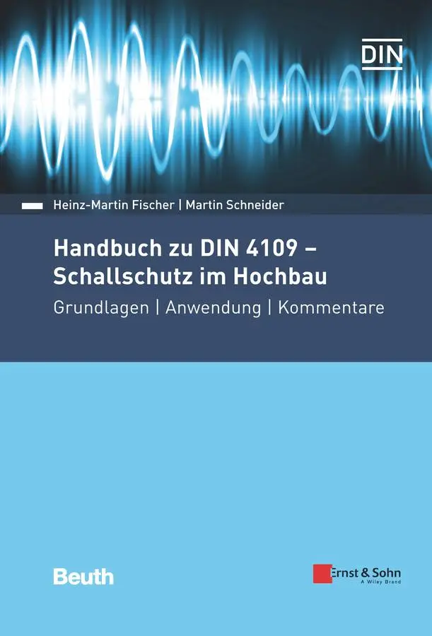 Cover: 9783433018354 | Handbuch zu DIN 4109 - Schallschutz im Hochbau | Fischer (u. a.)