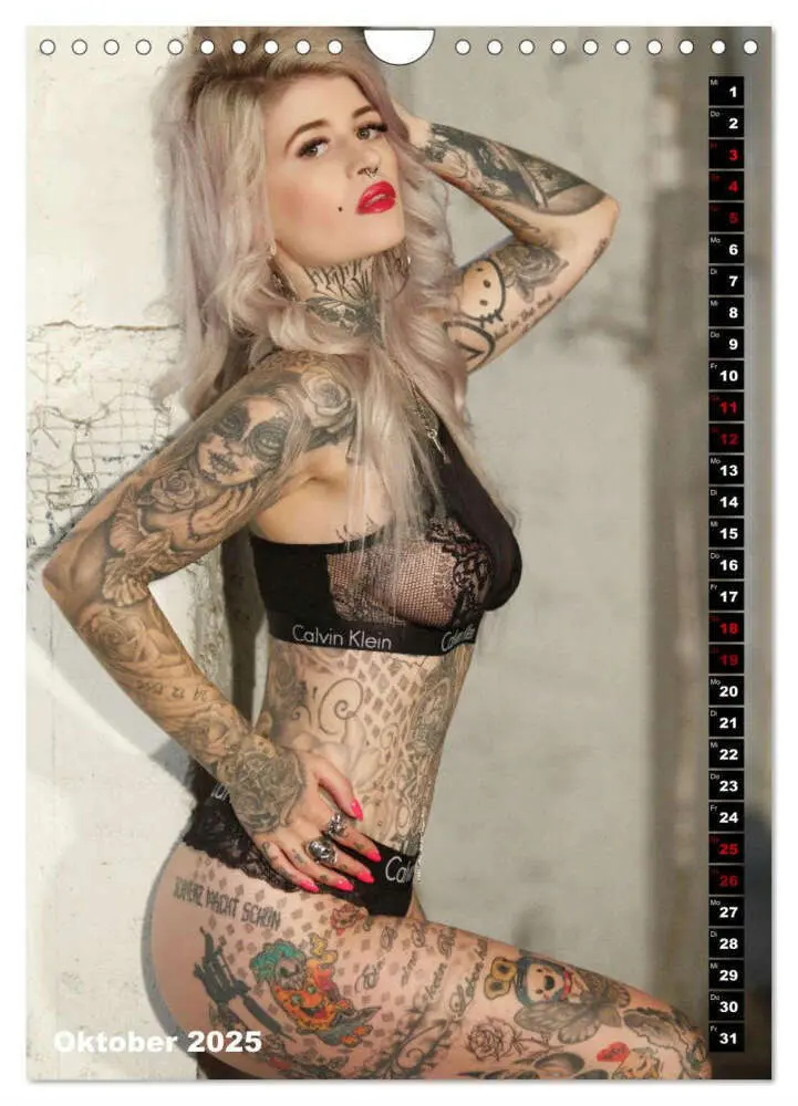 Bild: 9783435928354 | Beauty Tattoo 2025 (Wandkalender 2025 DIN A4 hoch), CALVENDO...