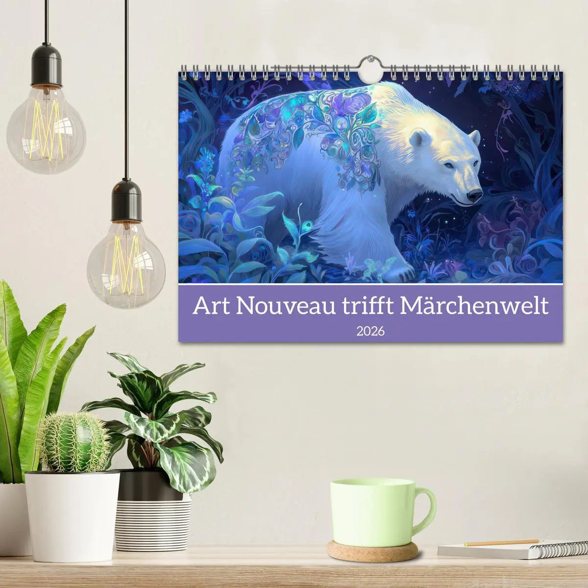 Bild: 9783457258354 | Art Nouveau trifft Märchenwelt (Wandkalender 2026 DIN A4 quer),...