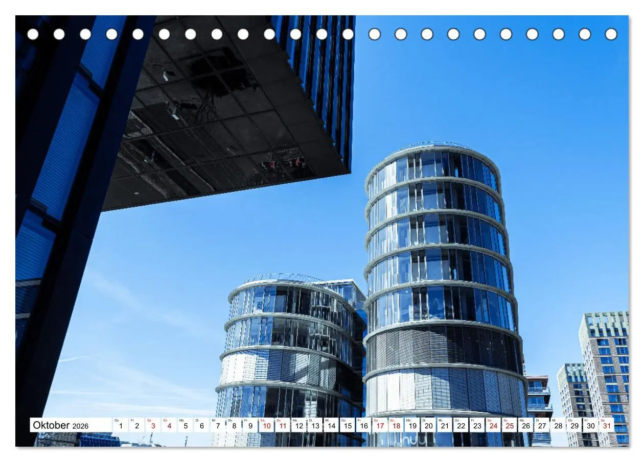 Bild: 9783457568354 | Düsseldorf Medienhafen (Tischkalender 2026 DIN A5 quer), CALVENDO...