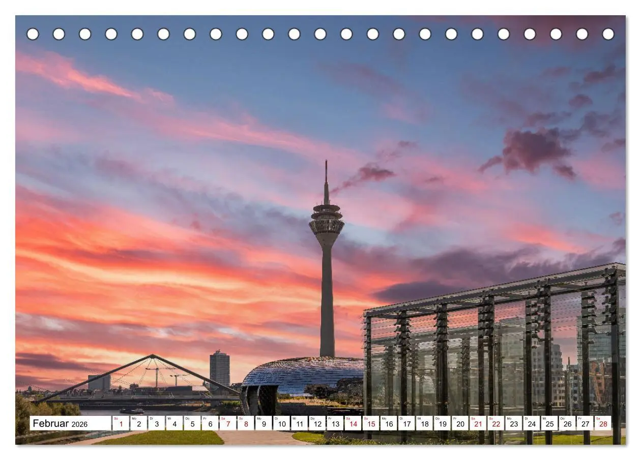 Bild: 9783457568354 | Düsseldorf Medienhafen (Tischkalender 2026 DIN A5 quer), CALVENDO...