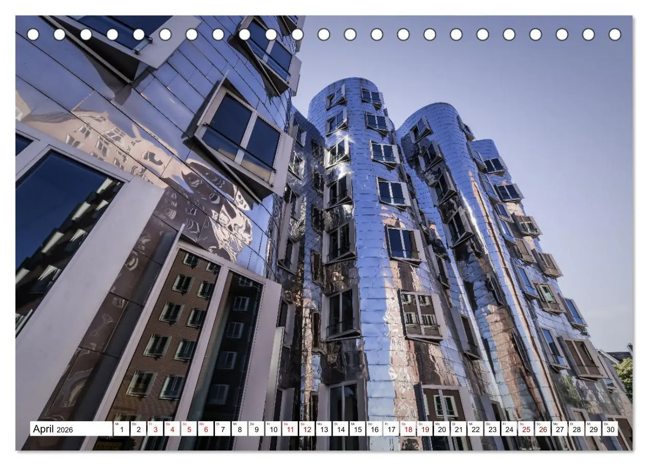Bild: 9783457568354 | Düsseldorf Medienhafen (Tischkalender 2026 DIN A5 quer), CALVENDO...