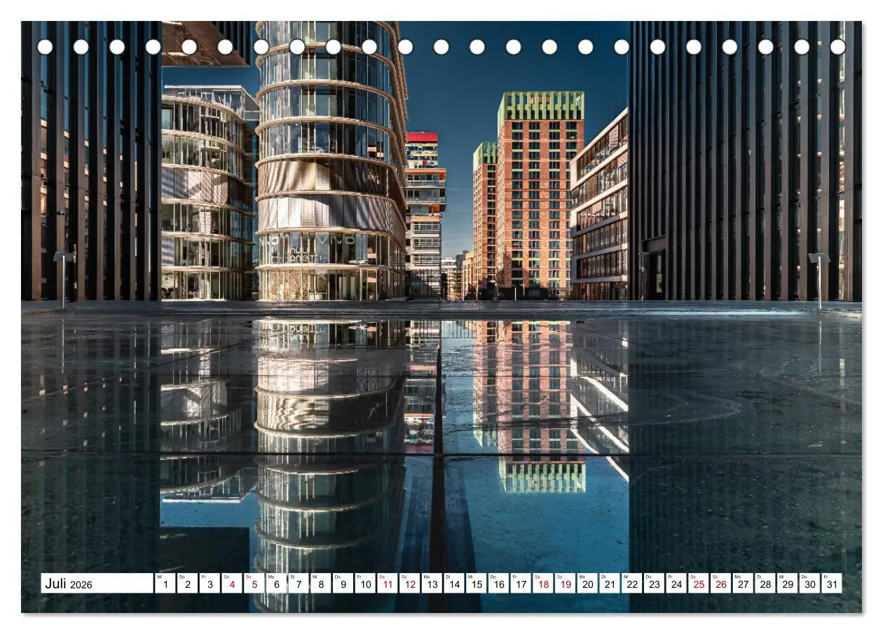 Bild: 9783457568354 | Düsseldorf Medienhafen (Tischkalender 2026 DIN A5 quer), CALVENDO...