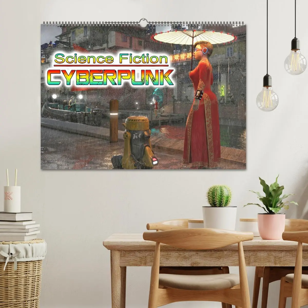 Bild: 9783457638354 | Science Fiction Cyberpunk (Wandkalender 2026 DIN A2 quer), CALVENDO...