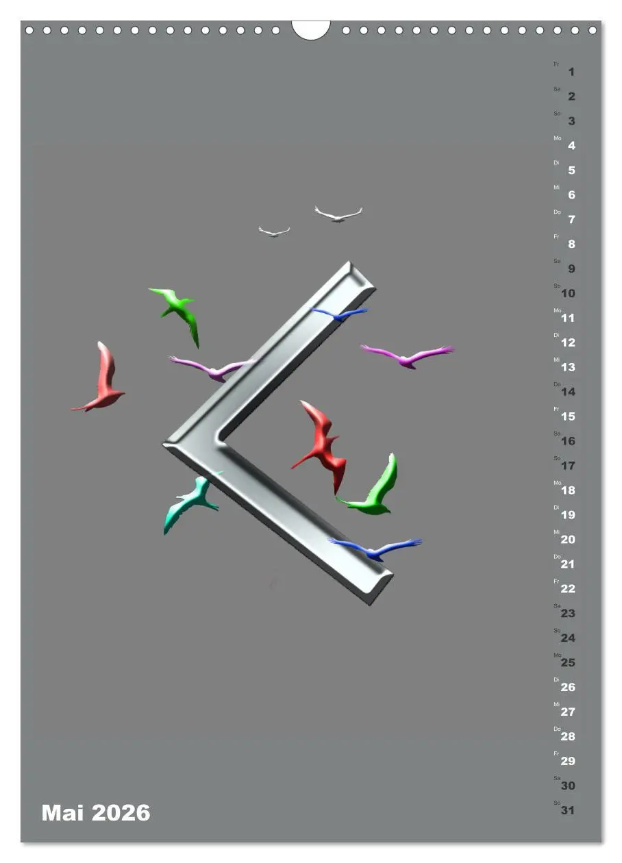 Bild: 9783516348354 | Germanische Runen (Wandkalender 2026 DIN A3 hoch), CALVENDO...