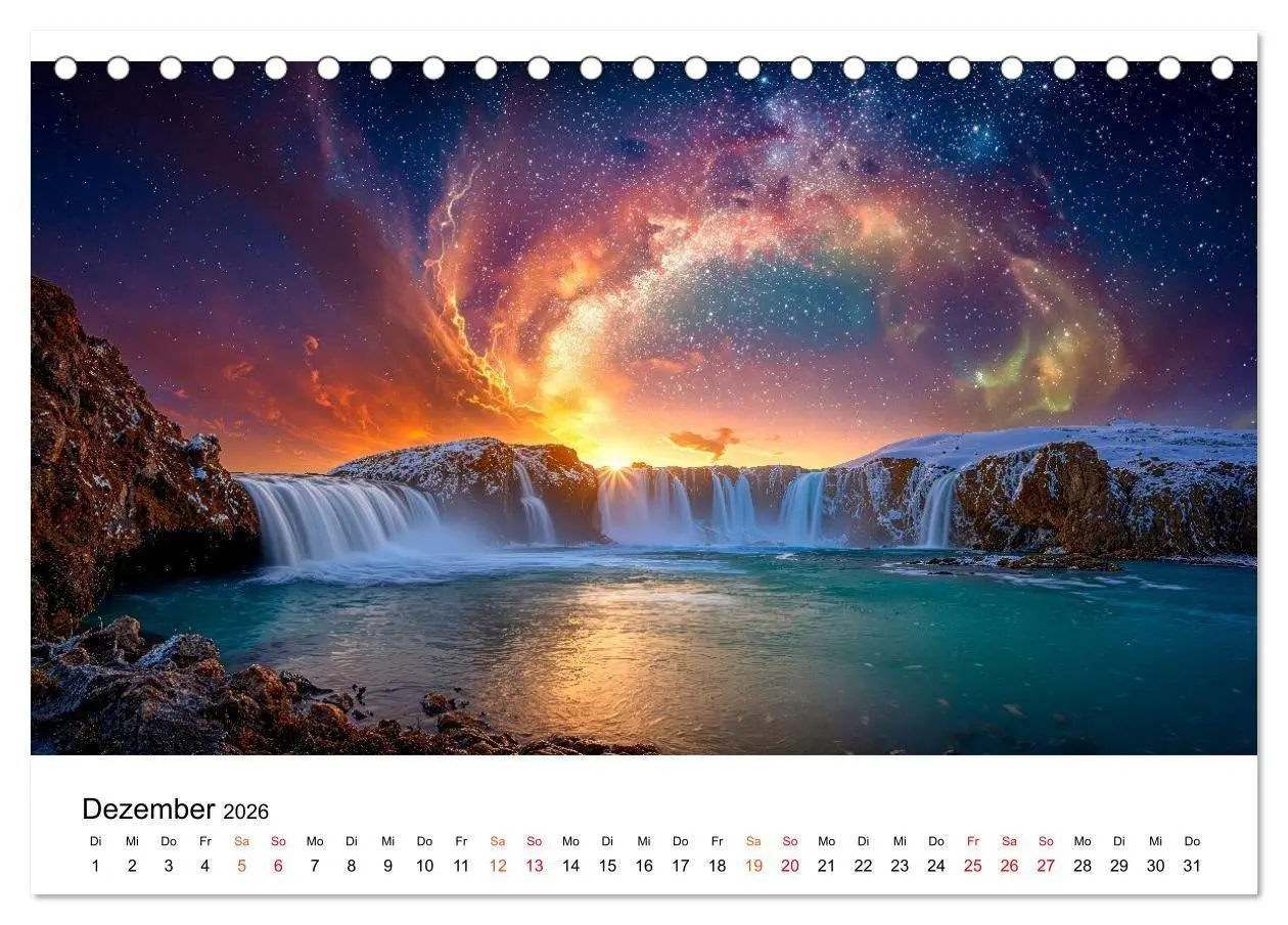 Bild: 9783516658354 | Aurora Borealis - Polarlicht Nordlicht (Tischkalender 2026 DIN A5...